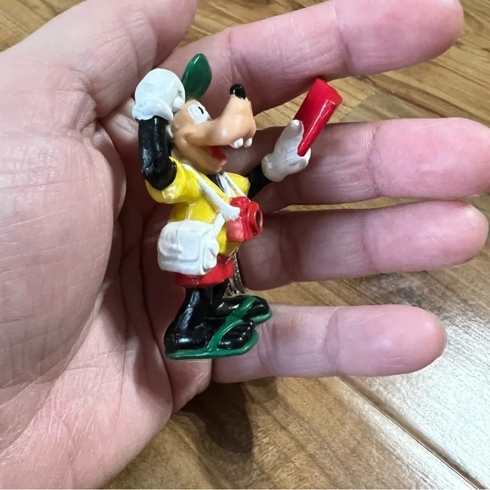 Vtg Goofy Tourist PVC Mini Figure‎ Disneyworld Disneyland Disney Travel Vacation